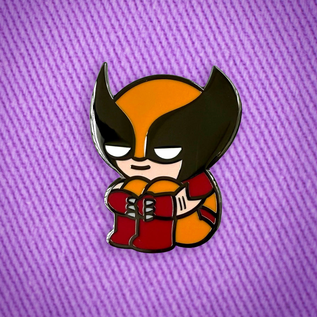 Wistful Wolverine Enamel Pin