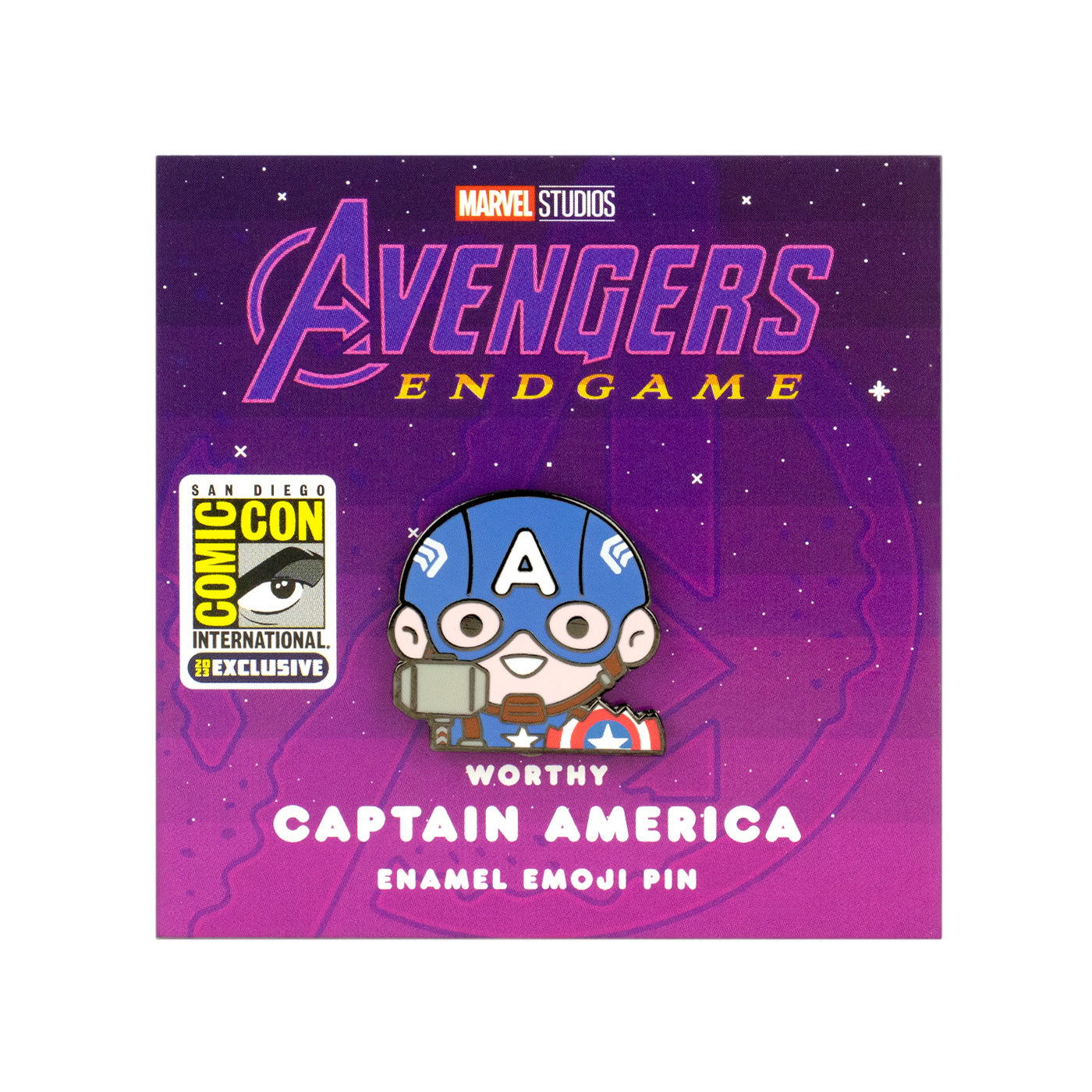 Pin-Palz The Avengers Captain America Pin GeekFuel Exclusive Marvel Comics