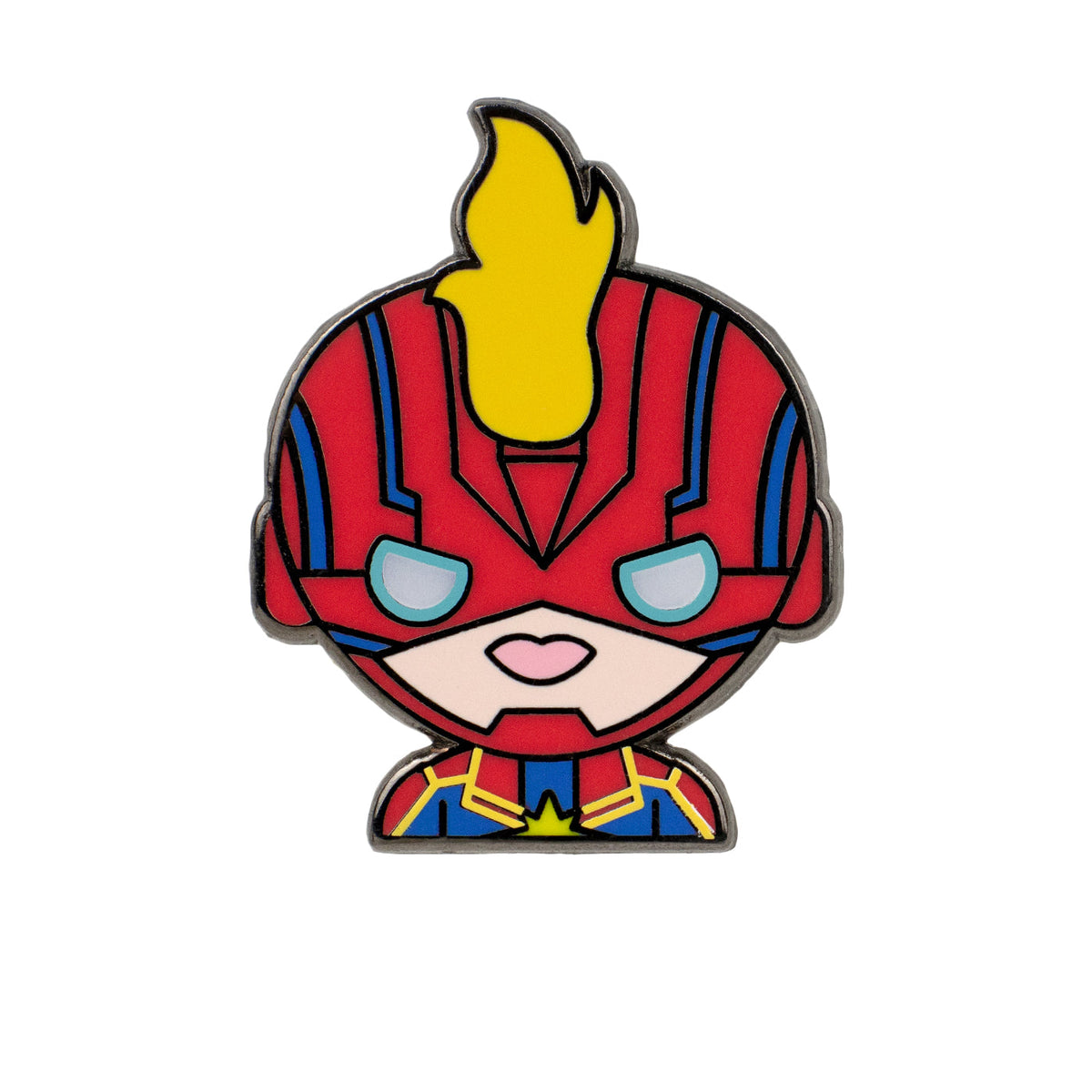 Captain Marvel Mohawk Enamel Pin