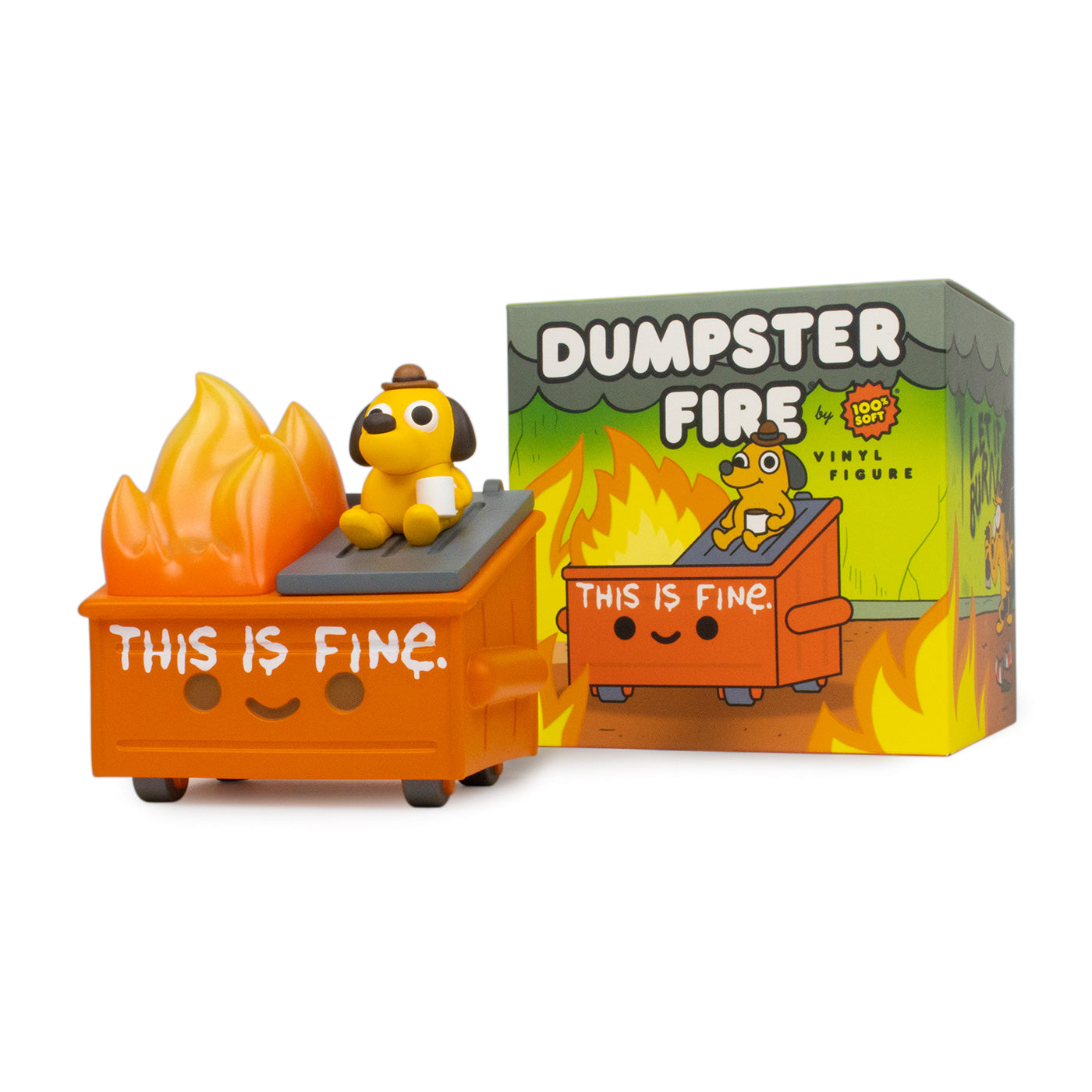 Dumpster Fire - This is Fine Vinyl Figure