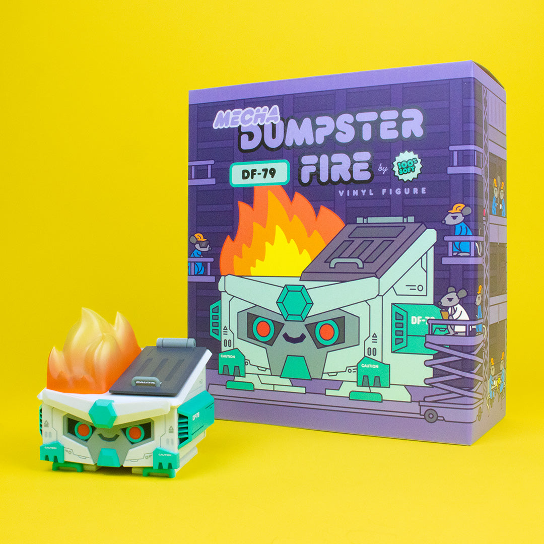 Lil Dumpster Fire Vinyl Figure: Mecha DF-79