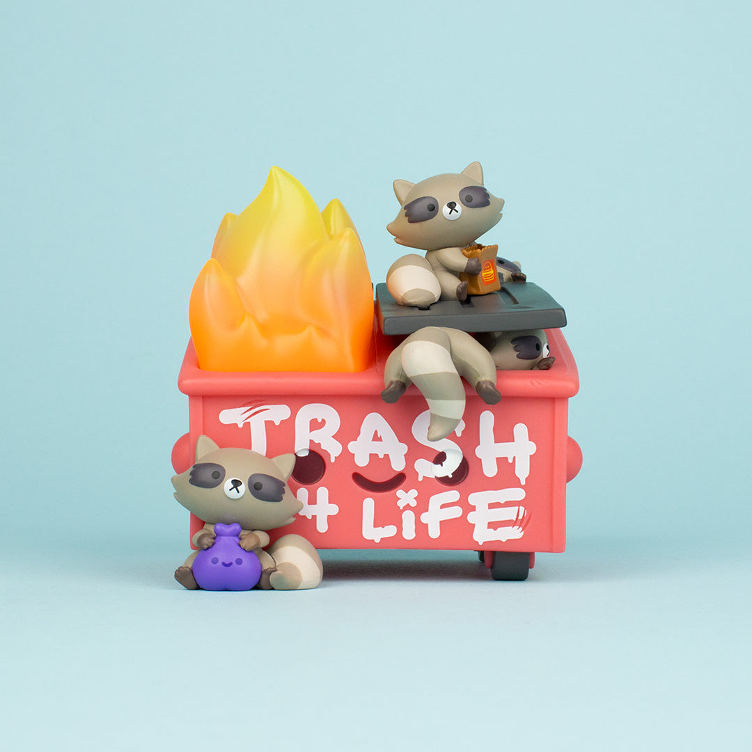 Dumpster Fire - Trash Panda Vinyl Figure