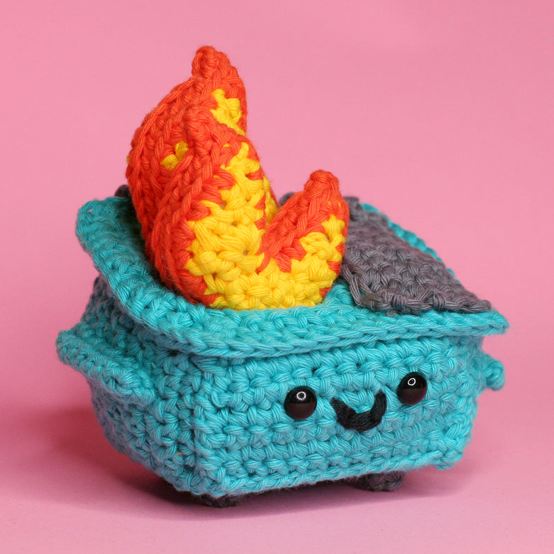 Twinkie Chan&#39;s Dumpster Fire Crochet Pattern