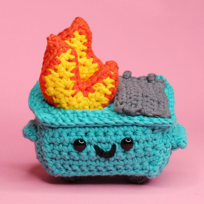 Twinkie Chan&#39;s Dumpster Fire Crochet Pattern