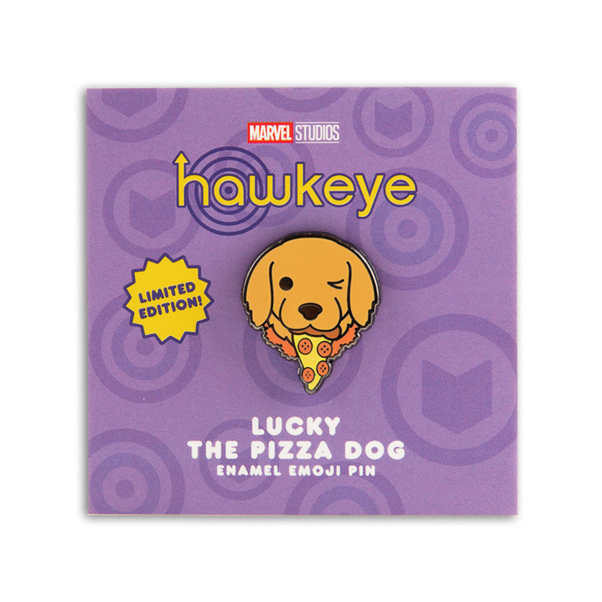 Lucky The Pizza Dog Enamel Pin