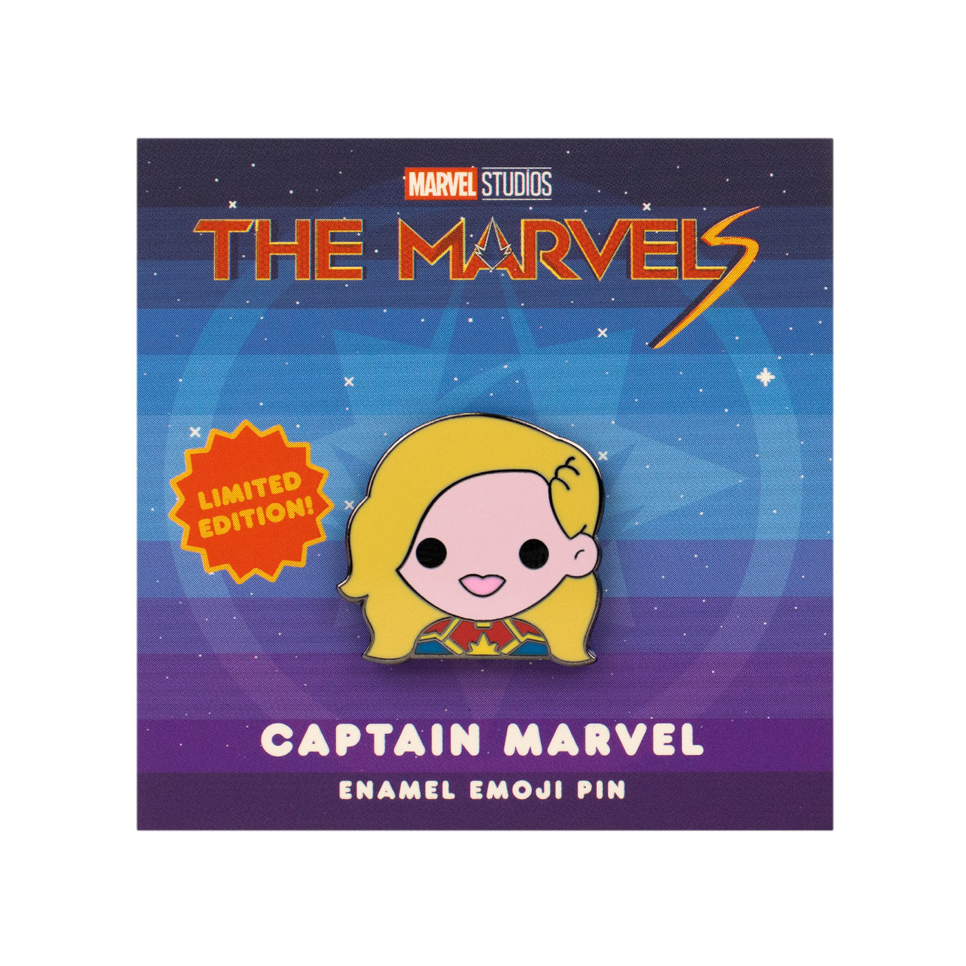 Marvel Captain America Kawaii Molded Enamel Lapel Pin 