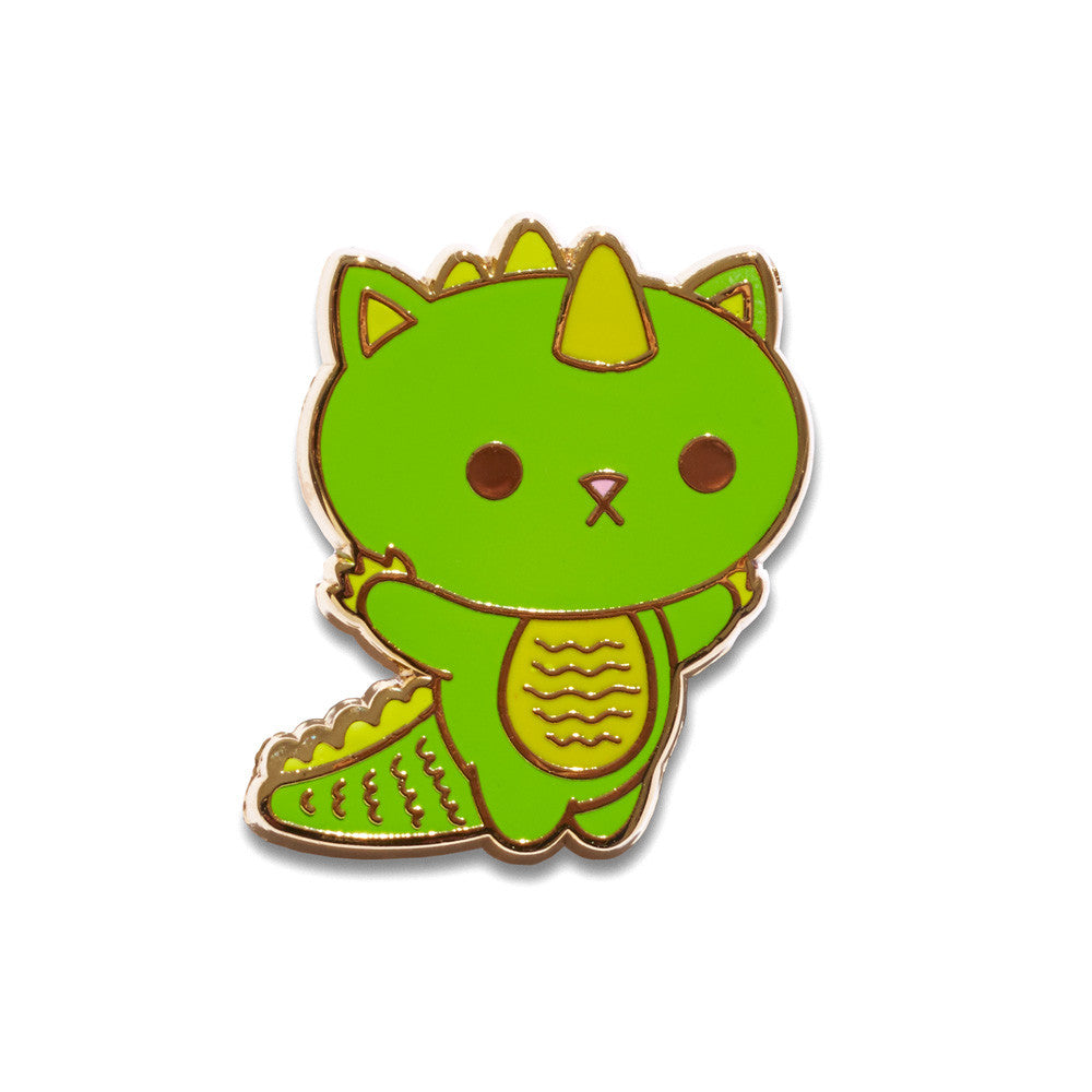 Boomu - Kaiju Kitties Enamel Pin pictured by itself