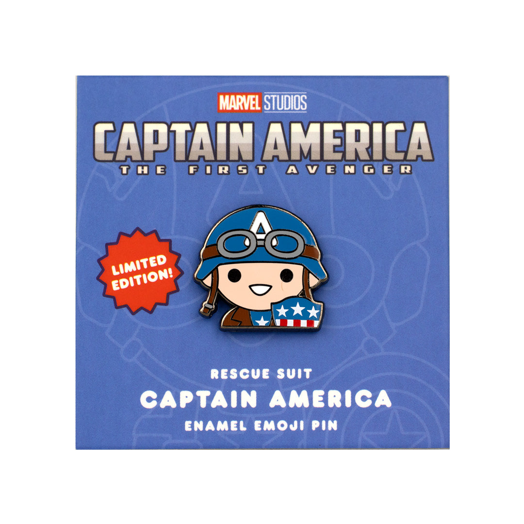 Rescue Suit Captain America Enamel Pin