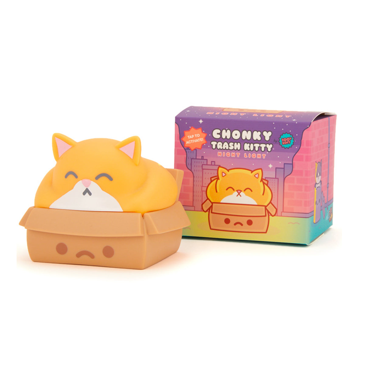 Chonky Trash Kitty Night Light with box.