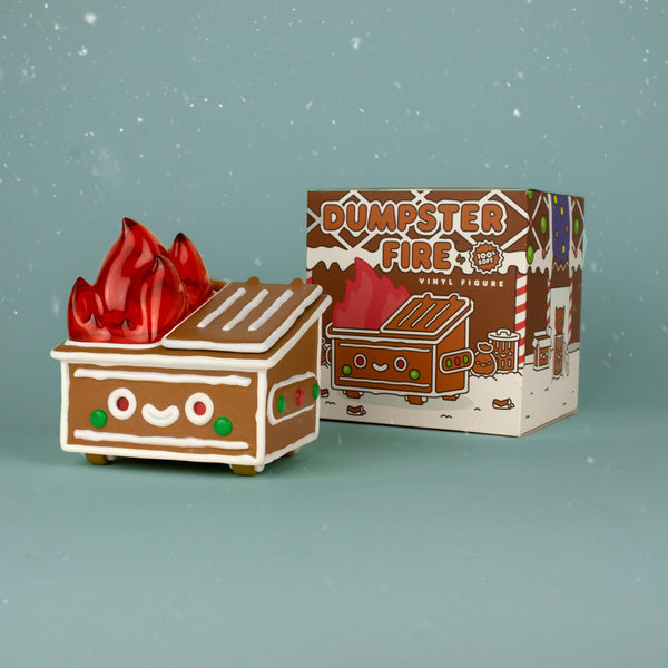 Dumpster Fire - Gingerbread Vinyl Figure - 100% Soft