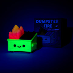 Dumpster Fire - Glow in the Dark Vinyl Figure - 100% Soft