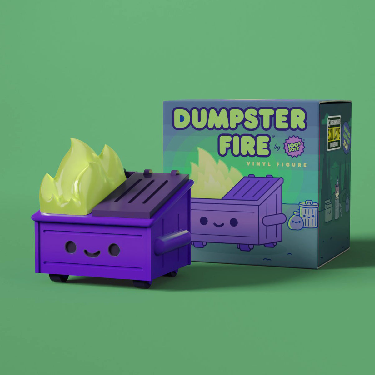 Dumpster Fire Evil Trash Mistress Vinyl Figure
