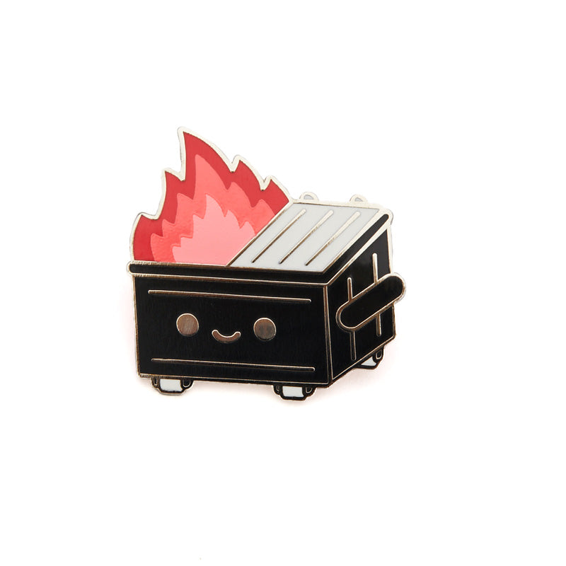 Dumpster Fire - Hotblooded Enamel Pin - Limited Edition