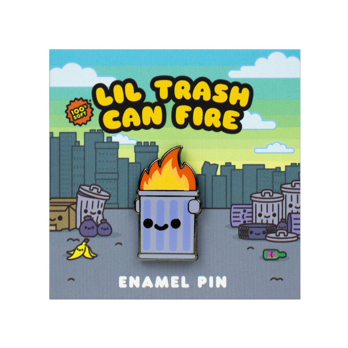 Lil Trash Can Enamel Pin