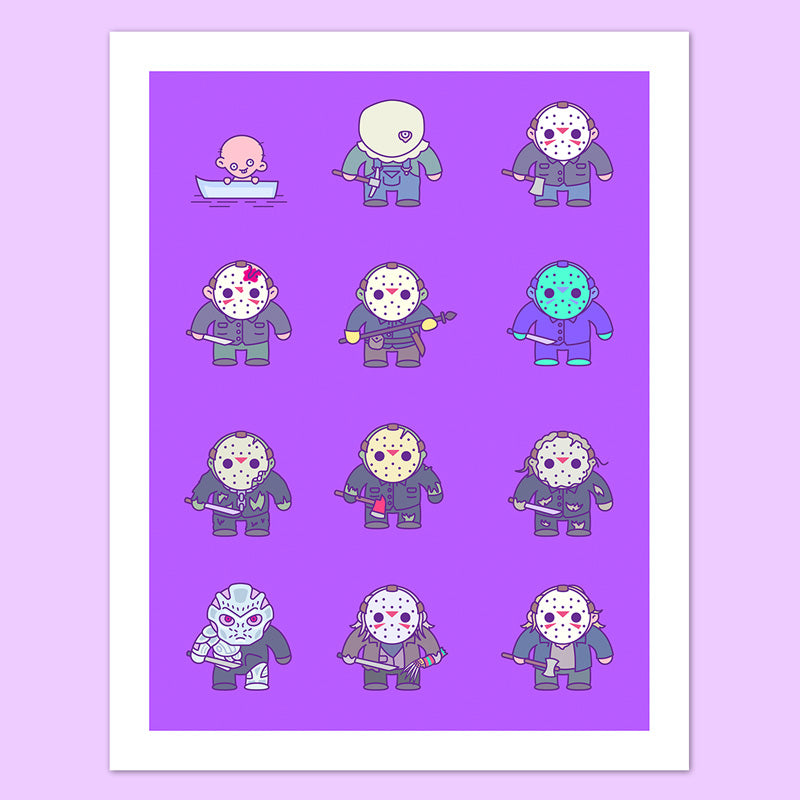 Kawaii Jason Voorhees Print
