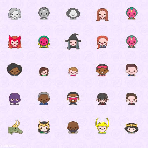 100% Soft x Marvel Studios Phase 4 Emoji Poster
