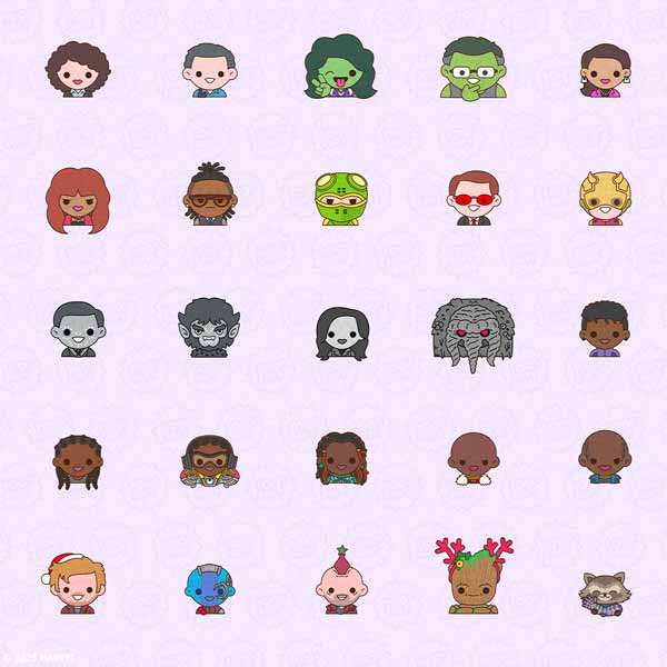 100% Soft x Marvel Studios Phase 4 Emoji Poster