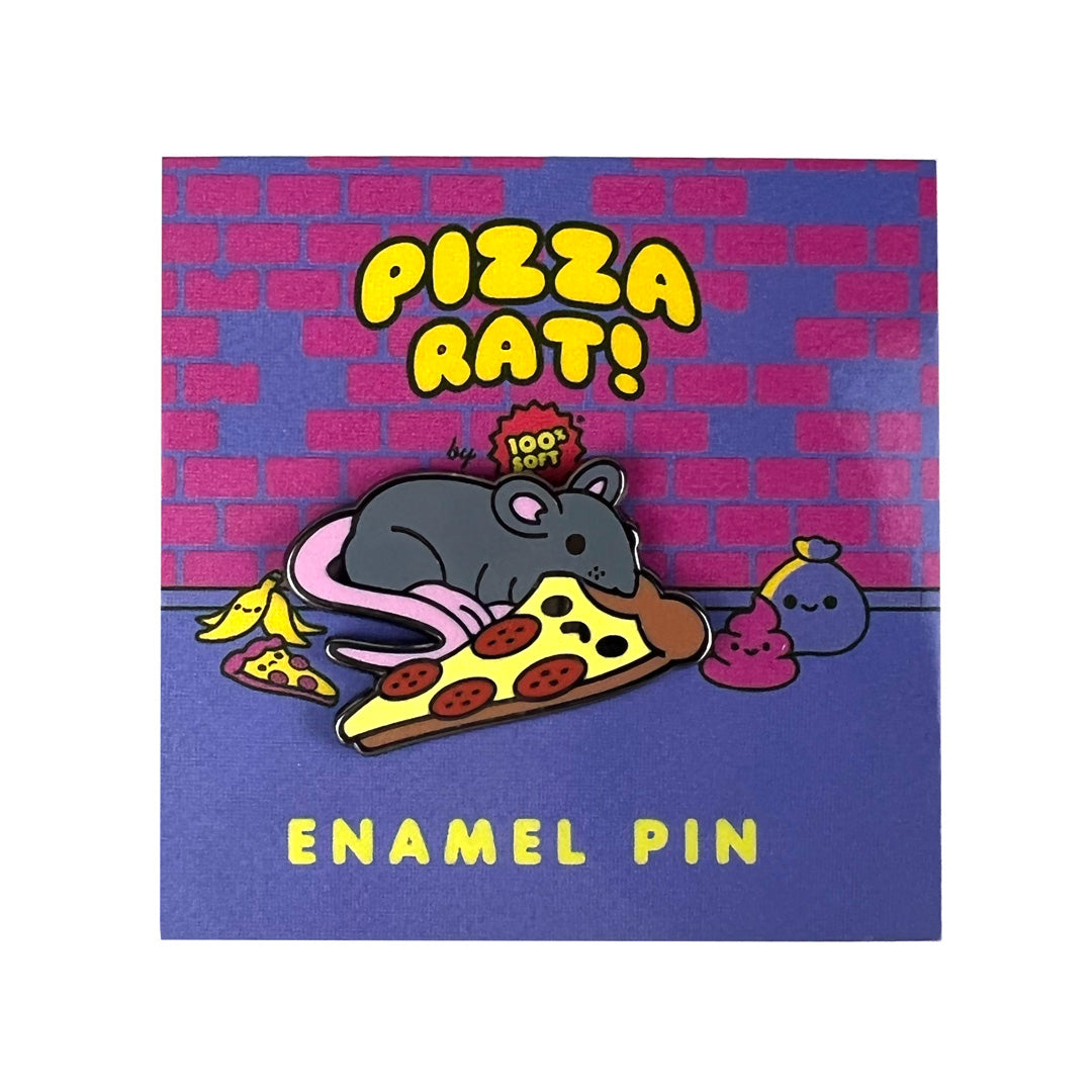 Pizza Rat Enamel Pin