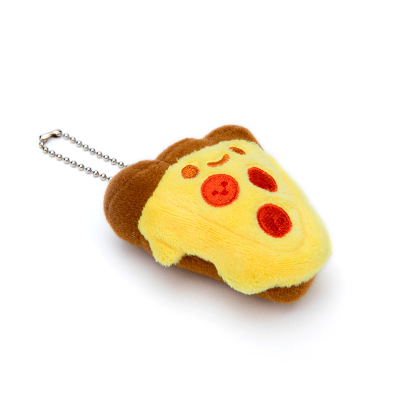 Pizza Plush Charm Keychain 100% Soft - Main Image