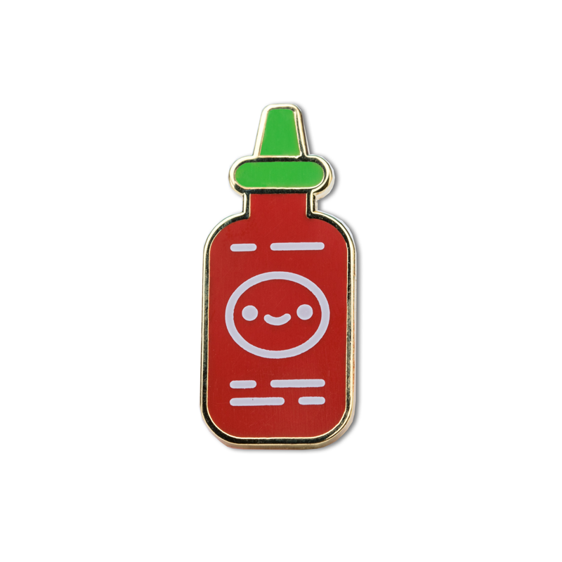 Sriracha Friend Enamel Pin