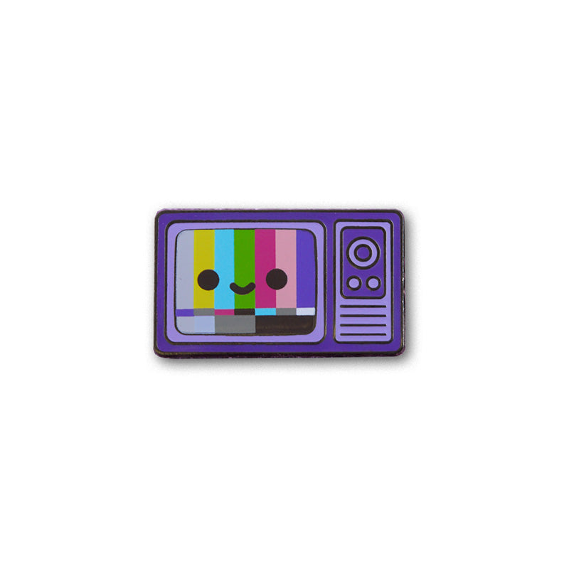 TV Color Bars Enamel Pin